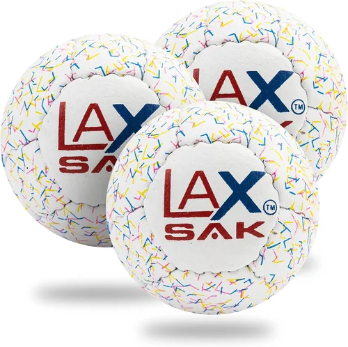 Miniatura 28 de Pelotas de práctica suaves Lax Sak para Lacrosse, paquetes de 1, 2, 3, 6, 12, 24, 36, 60 y 120 - mismo peso y tamaño que las pelotas de Lacrosse
