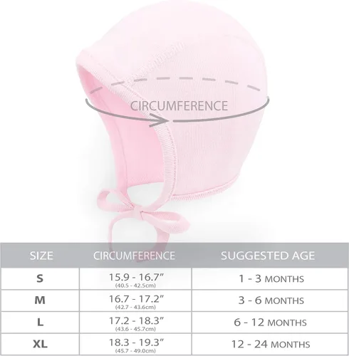 Miniatura 4 de Happy Tree Paquete de 2 gorros para bebé, ultra suave, 100% algodón, gorro piloto para niños pequeños, 9.8 ft, 19.7 ft, 39.4 ft, 78.7 ft
