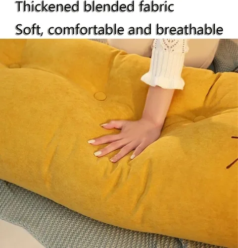 Miniatura 6 de Almohada triangular para la cabeza de cama, cojín grande de espalda/cojín de cabecero, almohada de cuña reclinable con funda extraíble