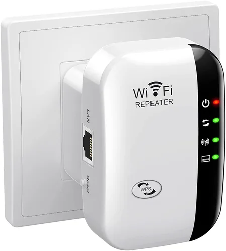 Miniatura 8 de Amplificador de señal WiFi de hasta 10000 pies cuadrados y 55 dispositivos, extensor de alcance WiFi, repetidor de Internet inalámbrico