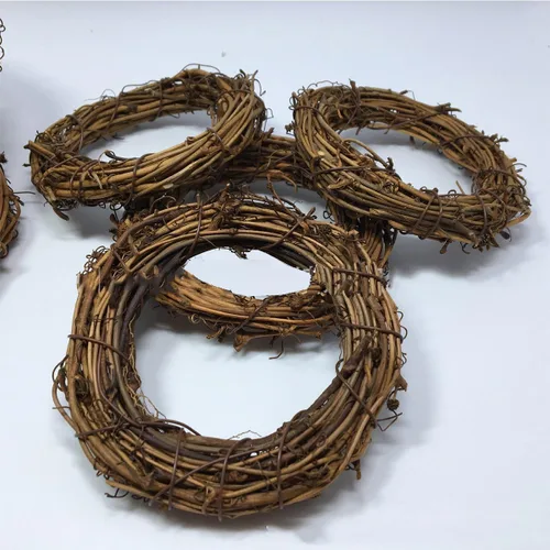 Miniatura 2 de Corona de vid natural, corona rústica, base de manualidades para corona de Navidad, guirnalda de puerta, decoración del hogar, regalo, decoración