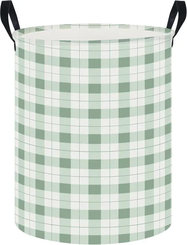 Miniatura 14 de CLOCOR Cesta de lavandería para niños, contenedor de almacenamiento de tela plegable, cesta de guardería para niños, cubo de juguetes para niños