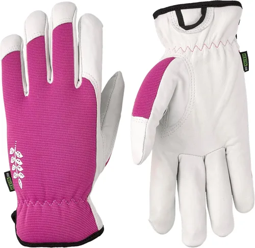 Hestra Job Kobolt Garden Glove, Leather Gardening Gloves for Pruning, Digging, & Outdoor Yard Work for Men & Women