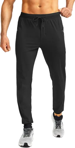 Miniatura 2 de G Gradual Pantalones deportivos para hombre con bolsillos con cremallera, elásticos, cónicos, pantalones deportivos para hombre, entrenamiento