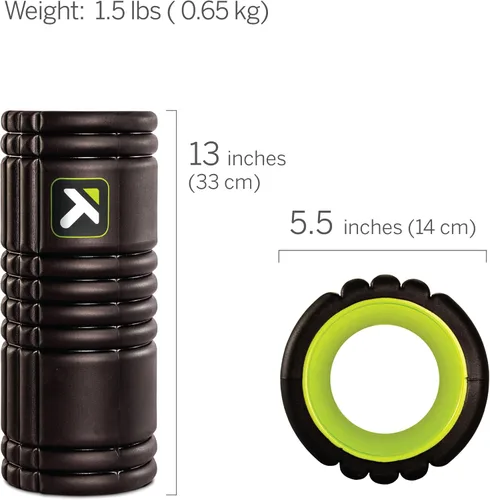 Miniatura 2 de TriggerPoint Grid 1.0 Foam Roller - 13" Multi-Density Massage Roller for Deep Tissue & Muscle Recovery - Relieves Tight, Sore Muscles & Kinks