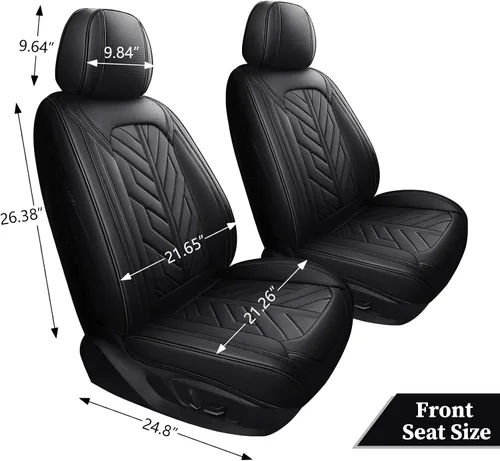 Miniatura 5 de Tomatoman Fundas para Asientos Delanteros Compatibles con Hyundai Tucson Nissan Altima Sentra Maxima Rogue Versa Honda Insight Accord HRV Odyssey