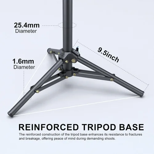 Miniatura 7 de Selfie Stick & Tripod LINCO, integrado, resistente, ligero, control remoto Bluetooth para dispositivos Apple y Android, pies de trípode separables