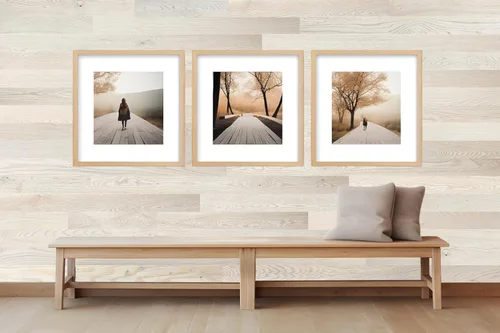 Miniatura 14 de TIMBERCHiC Tablones de Pared 100% Madera - Fabricados en Estados Unidos - Paneles de Pared Despegar y Pegar para Decoración Interior - Acabado Liso