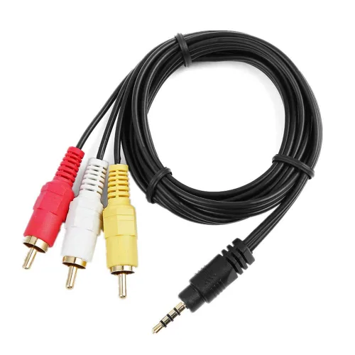 Miniatura 4 de MaxLLTo Cable de 0.138 in a RCA AV Out A/V TV Cable para Ematic 7" 9" 10" 11" 12" 14" Reproductores de DVD portátiles que tienen un conector
