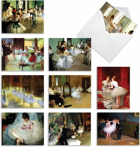 The Best Card Company - 10 tarjetas de agradecimiento surtidas con sobres, juego surtido de tarjetas de agradecimiento de 4 x 5.12 pulgadas - Notes