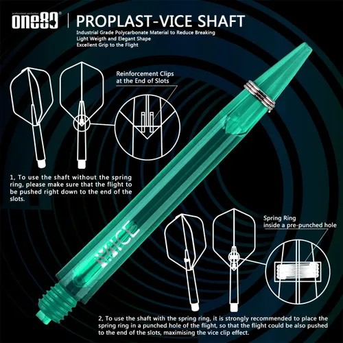 Miniatura 4 de ONE80 - Dardo de punta de acero profesional de tungsteno 90% VHD, estilo barril con vuelos extra, ejes y sacapuntas, caja de regalo con empaque