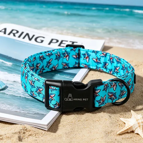 Miniatura 159 de Aring Pet Collar de algodón, lindo, con hebilla de liberación rápida, para bodas, para perros pequeños, medianos y grandes, rosa Terciopelo rosa