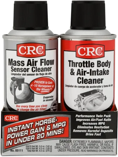 CRC (05111-6PK) Limpiador corporal MAF y acelerador de un solo uso, paquete doble, (paquete de 6)