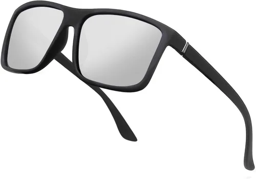Miniatura 12 de Gafas de sol polarizadas deportivas para hombre, gafas de marco cuadrado NP1007