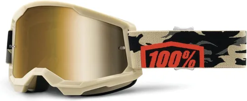 Miniatura 37 de 100% STRATA 2 Goggles – Gafas deportivas para motocross y ciclismo de montaña – Gafas para ciclistas – Gafas de motocross para hombre