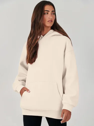 Miniatura 4 de ANRABESS Womens Oversized Hoodies Fleece Sweatshirts Long Sleeve Hooded Pullover Winter Clothes with Pocket