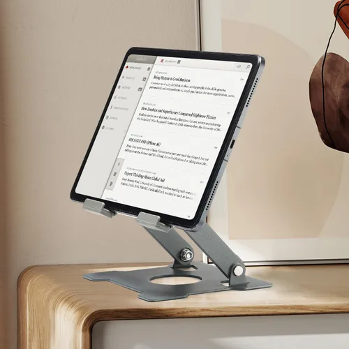 Miniatura 5 de KABCON Soporte para tablet, soporte para tablet para iPad, soporte portátil ajustable de múltiples ángulos para escritorio compatible con iPad Pro