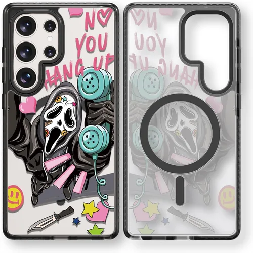 Miniatura 110 de Rosarnnah Funda compatible con Samsung Galaxy S24 Ultra, bonita estética, a la moda, divertida funda con estampado de gatito y gato, duradera a
