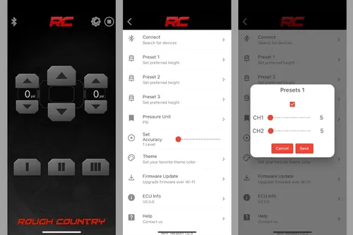 Miniatura 5 de Kit de controlador de bolsa de aire inalámbrico Rough Country Bluetooth - 10105