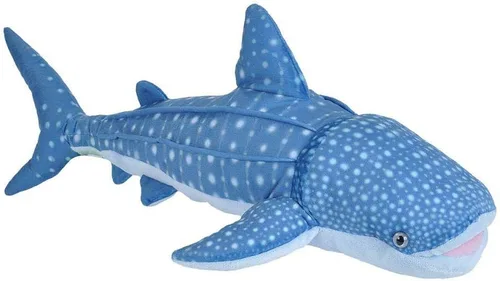 Wild Republic Peluche de tiburón ballena, animal de peluche, regalo para niños, océano vivo, 26 pulgadas
