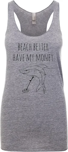 Miniatura 12 de Camiseta sin mangas con espalda cruzada para mujer, regalo para ella, camisas con refranes, camiseta de yoga, canción