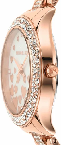 Miniatura 3 de Michael Kors Reloj de cuarzo Liliane para mujer con correa de acero inoxidable