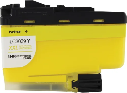Miniatura 3 de Brother Genuino LC3039Y, Paquete Individual Cartucho de Tinta de Tanque INKvestment Amarillo de Ultra Alto Rendimiento, Rendimiento de Página Hasta