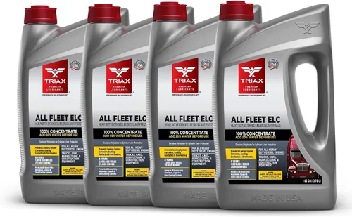 Miniatura 8 de Triax All Fleet ELC Refrigerante y anticongelante, Diesel Extreme HD NOAT, 1 millón de millas, 8 años, 20,000 HRS, CAT EC-1, concentrado (1 galón)