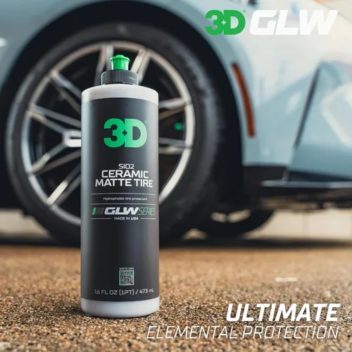 Miniatura 4 de 3D GLW Series SiO2 - Brillo de neumáticos de cerámica mate Protector de neumáticos con acabado mate profundo Hidrófobo y resistente a los rayos