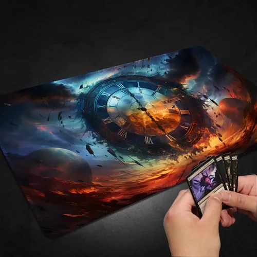 Miniatura 5 de Tapete de juego para MTG, con bolsas de almacenamiento gratis, tapete de juego de 24 x 14 pulgadas, TCG y tapete de juego de mesa para tarjetas