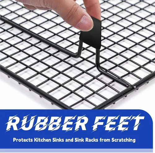 Miniatura 3 de Waziaqoc 40 piezas de patas protectoras de goma para fregadero de cocina, patas de rejilla para fregadero de cocina, piezas de repuesto