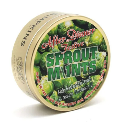 Miniatura 2 de After Dinner Sprout Mints Drops - Simpkins Travel Sweets 7.05 oz - Edición limitada de Navidad