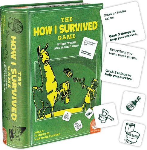 MindWare El Juego de Cartas Cómo Sobreviví Hilarante para Niños y Adultos Ríe hasta que Llore, Regalo Súper Divertido de Humor Infantil para Niños y