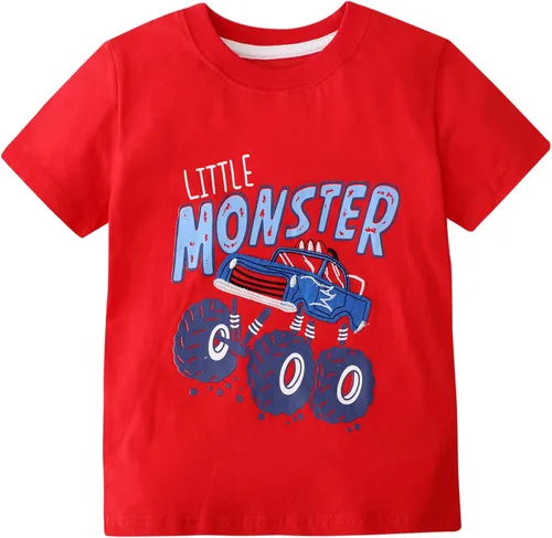 Miniatura 2 de BIBNice Ropa para niños pequeños, trajes de algodón de verano para niños, conjuntos cortos, talla 2-7