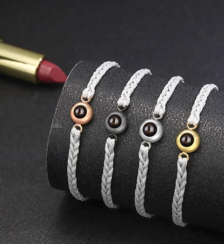 Miniatura 2 de Pulsera de fotos personalizada, pulsera con foto personalizada para mujeres y hombres, pulsera con imagen en el interior, regalos personalizados