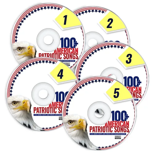 Miniatura 8 de 100+ American Patriotic Songs - Ceremonial Military Anthems, Marches, Fanfares, Music, Songs & Hymns – U.S. Army, Navy, Air Force and Marine Bands