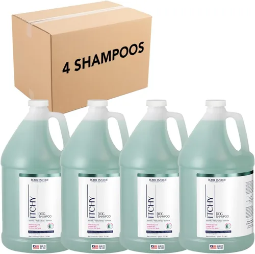 Miniatura 20 de Bobbi Panter Champú para perros para aliviar la picazón de árbol de té, lavanda y linaza, fórmula natural calmante para piel irritada e irritada