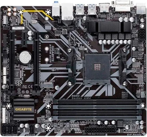 Miniatura 4 de GIGABYTE B450M DS3H - Tarjeta madre compatible con AMD Ryzen AM4/Micro ATX/M.2/HMDI/DVI/USB 3.1/DDR4