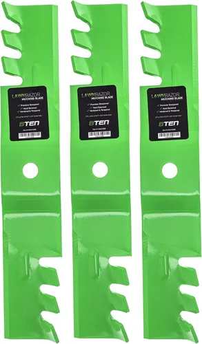 8TEN LawnRazor Juego de cuchillas de cortacésped para Cub Cadet GT2148 Recon Z-Force LZ48 PRO-Z 100 48 pulgadas cubierta 02005017-X (talada)