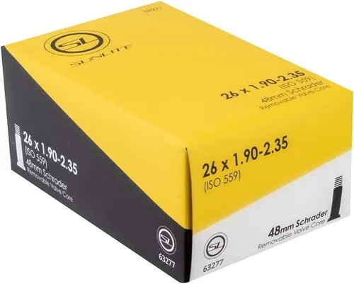 Miniatura 5 de Sunlite Tubos de válvula Schrader Standad, varios tamaños Negro