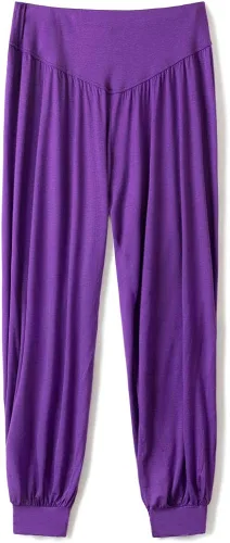 Miniatura 2 de Pantalones de algodón modal para mujer de AvaCostume, pantalones suaves para practicar yoga o deportes.
