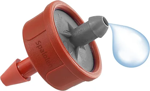 Miniatura 13 de Goteros/emisores de riego por goteo de compensación de presión de 0.25 GPH, goteros de riego por goteo de flujo constante autolimpiante, cabezales