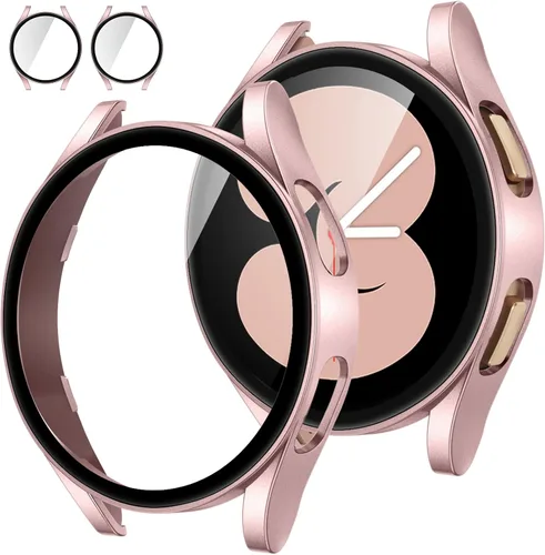 Miniatura 9 de Tensea Paquete de 2 fundas protectoras de pantalla para Samsung Galaxy Watch FE 2024/5 2022/4 2021 de 1.575 pulgadas, accesorios para la cara, funda