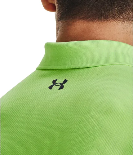 Miniatura 4 de Under Armour Polo para hombre Nylon y Mezcla de Elastano (as1, Alpha, L, Regular, Quirky LimePitch Grey 752), Lima