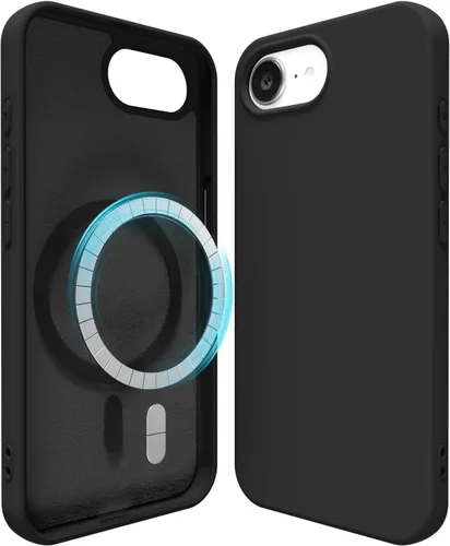 Miniatura 200 de oakxco Funda de silicona para iPhone 12 Pro Max, magnética, compatible con carga inalámbrica Magsafe, cubierta protectora de goma suave y delgada
