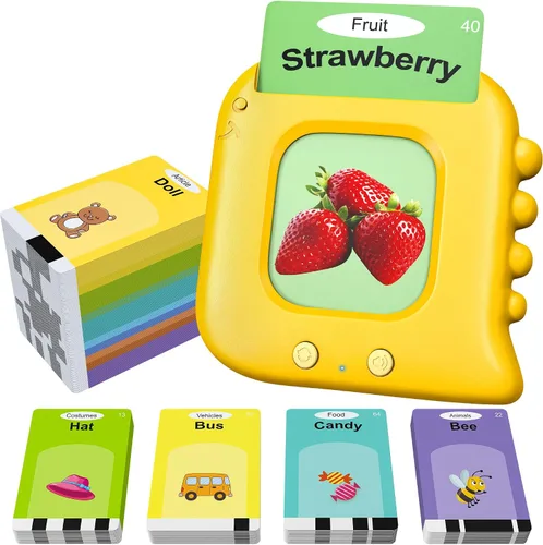 Miniatura 10 de Tarjetas Flash Parlantes, Tarjetas Flash para Niños Pequeños con 240 Palabras de Vista, Juguetes Montessori, Juguetes Sensoriales para Autismo
