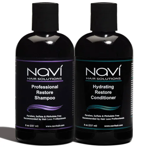 Miniatura 6 de Navi - Juego de champú y acondicionador profesional para el crecimiento del cabello, bloqueador DHT para adelgazamiento del cabello y pérdida