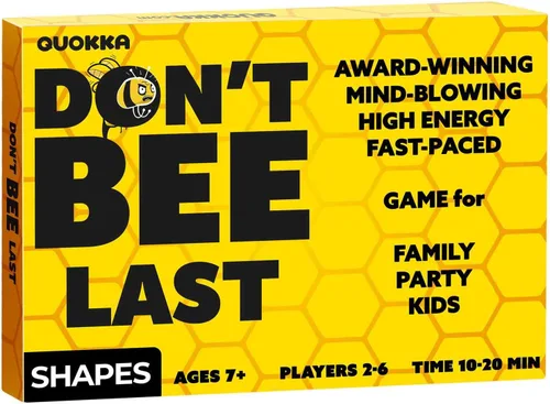 QUOKKA Juegos de mesa familiares para niños de 8 a 12 años – Juego de fiesta para niños y adultos – Don't Bee Last – Edición global sin idiomas –