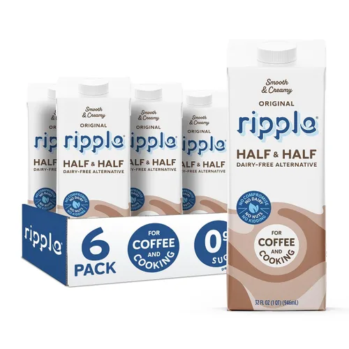 Miniatura 13 de Ripple Leche no láctea, original, leche vegana con proteína de guisante de 0.28 oz, cartones de porción individual estables para llevar, sin OMG, a