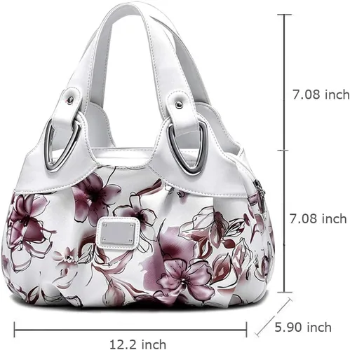 Miniatura 2 de Barsine - Bolso pequeño para mujer, diseño de flores de cuero vegano